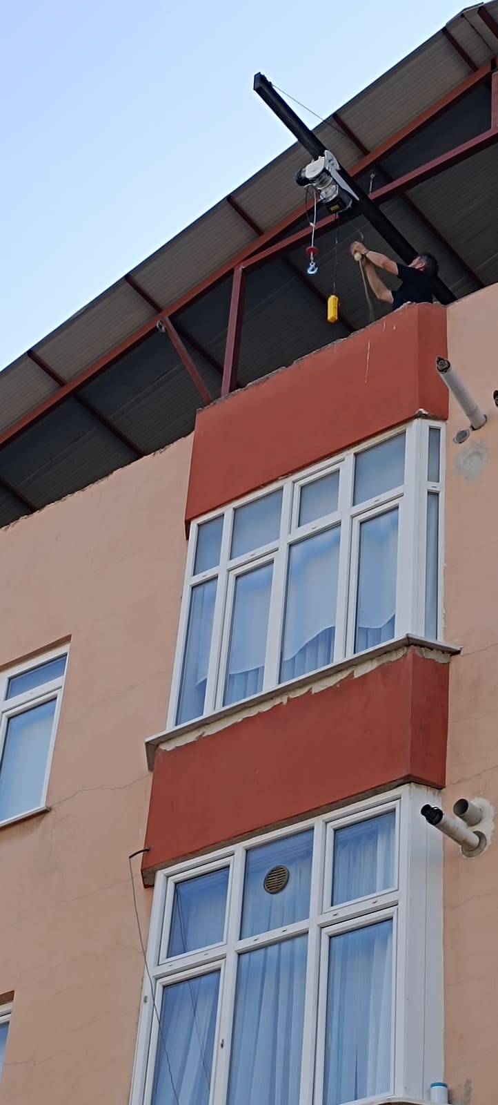 Montajı tamamlanan çelik konstrüksiyon projesi