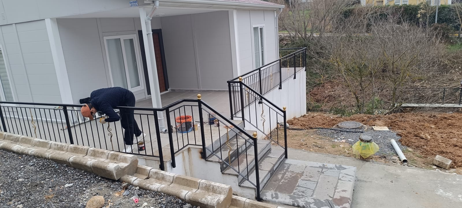 Özel tasarım ferforje üretim örneği